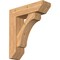 Ekena Millwork Legacy Slat Smooth Bracket w/ Offset Brace, Western Red Cedar, 7 1/2"W x 26"D x 30"H BKT0806X26X30LEC06SWR - alternate 1